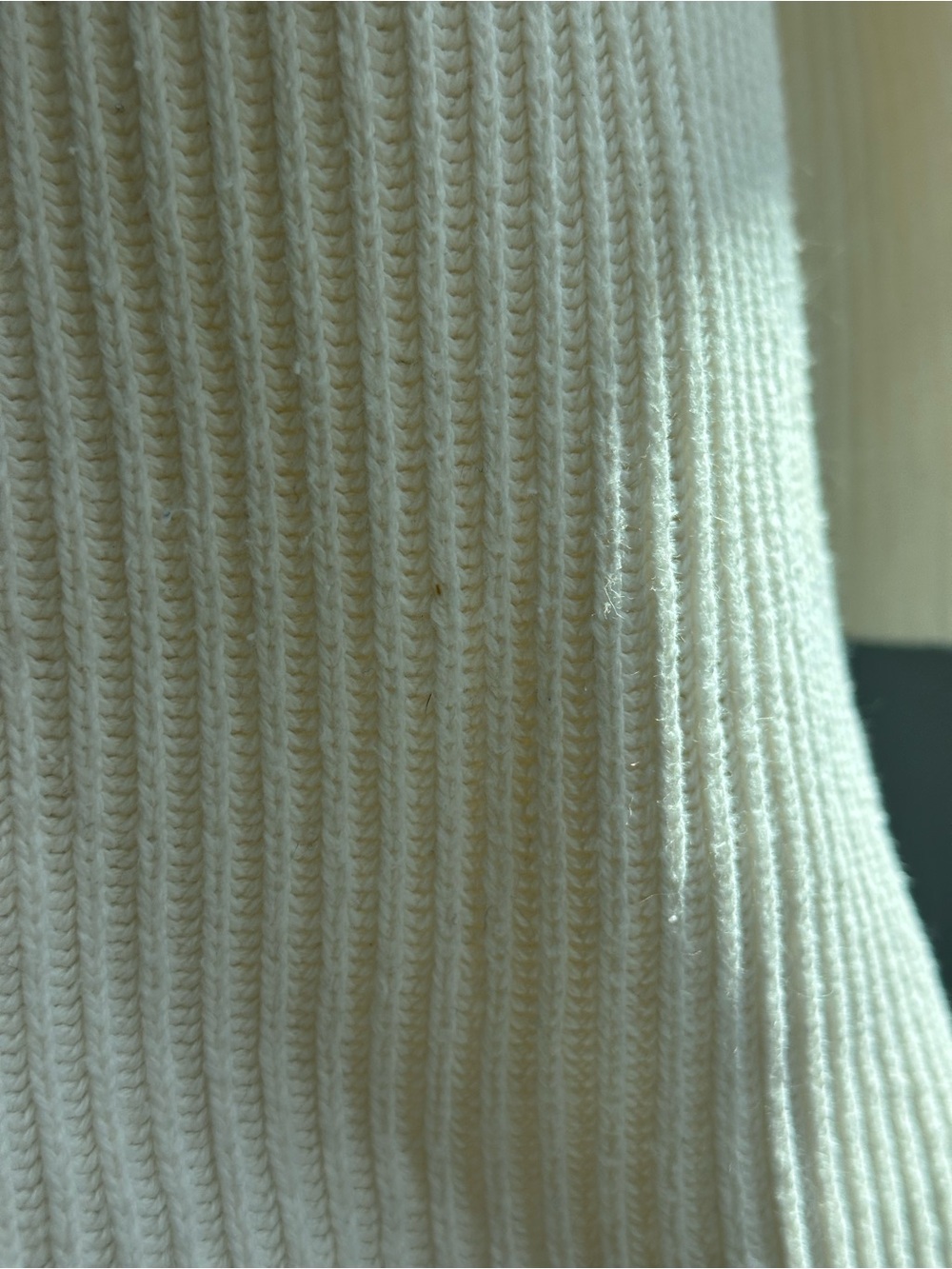 SOLD Liz Claiborne 90s Cream Button Knit Sweater Cardigan w/ Belt Tie - Picture 13 of 13